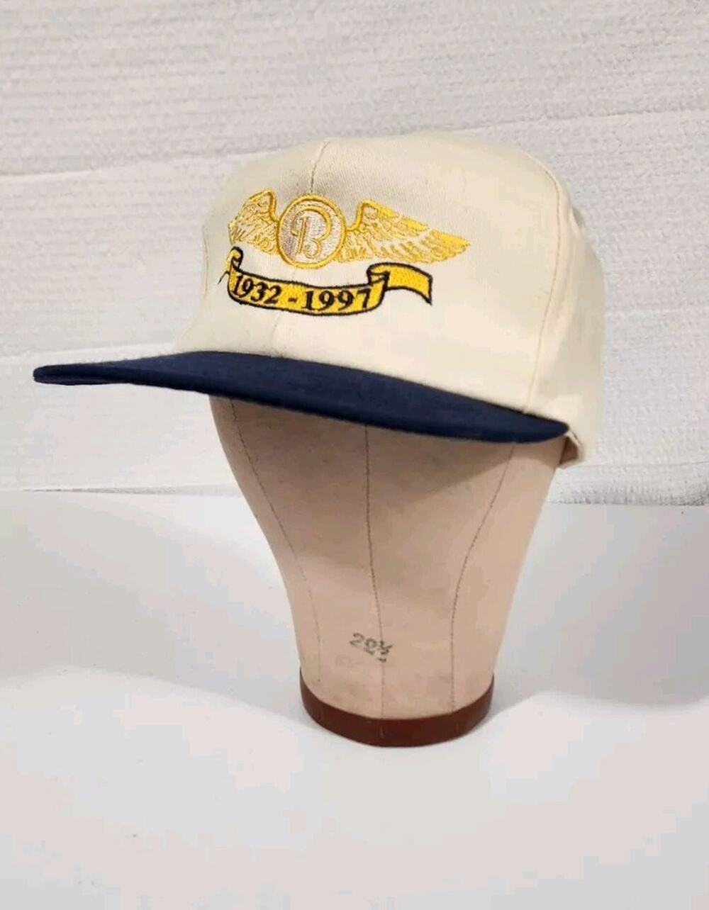 Beechcraft Vintage Hat Cap SnapBack Osfa 1932-1997 - 65th Anniversary
